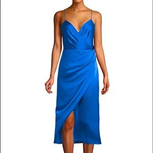 Jay Godfrey Satin Wrap-Style Dress NWT (Size 2)